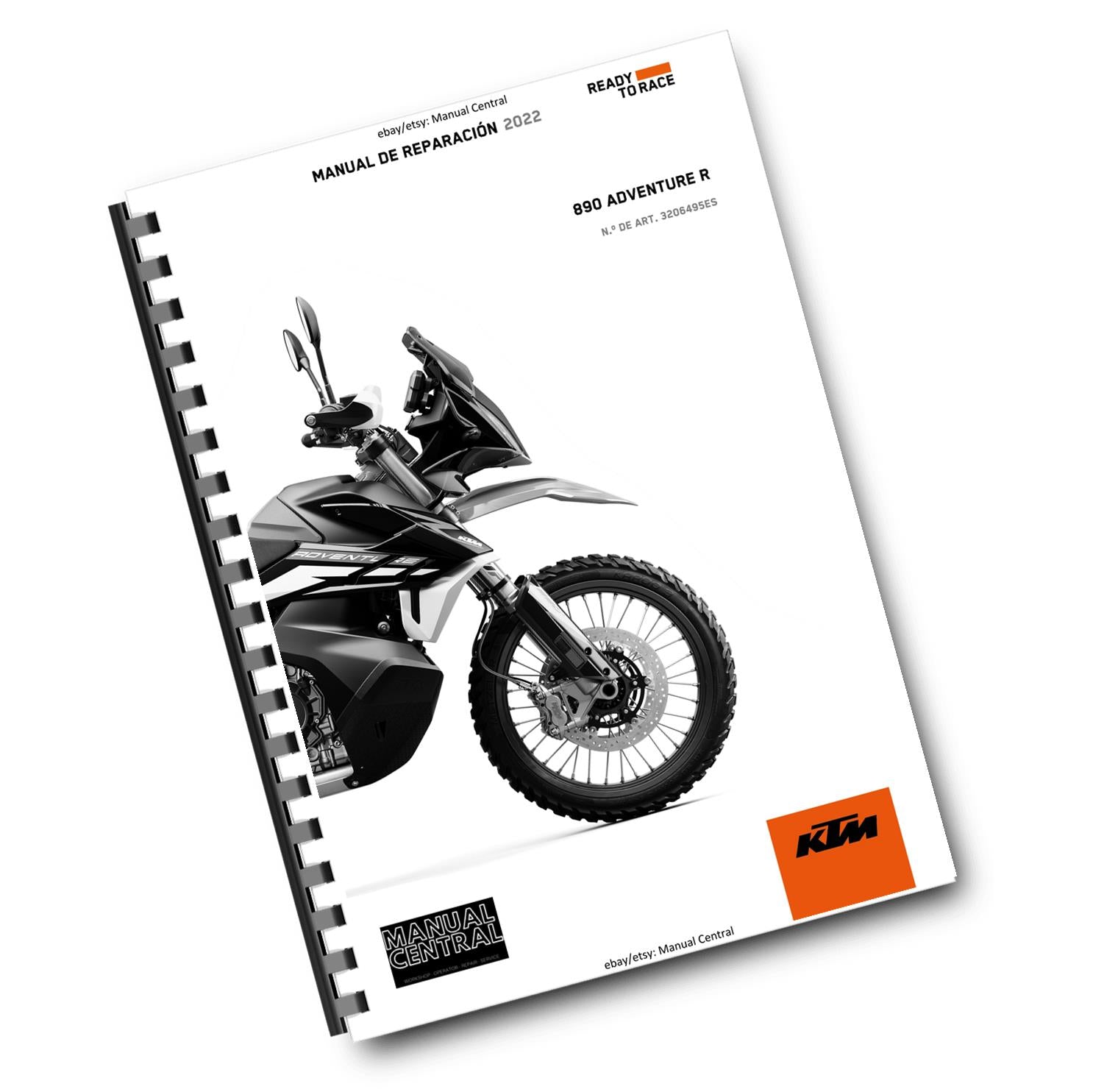 SPANISH LANGUAGE - KTM 2022 - 890 ADVENTURE R - MANUAL DE REPARACION