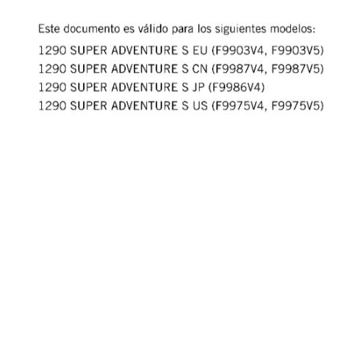 SPANISH LANGUAGE - KTM 2022 - 1290 SUPER ADVENTURE S - MANUAL DE REPARACION