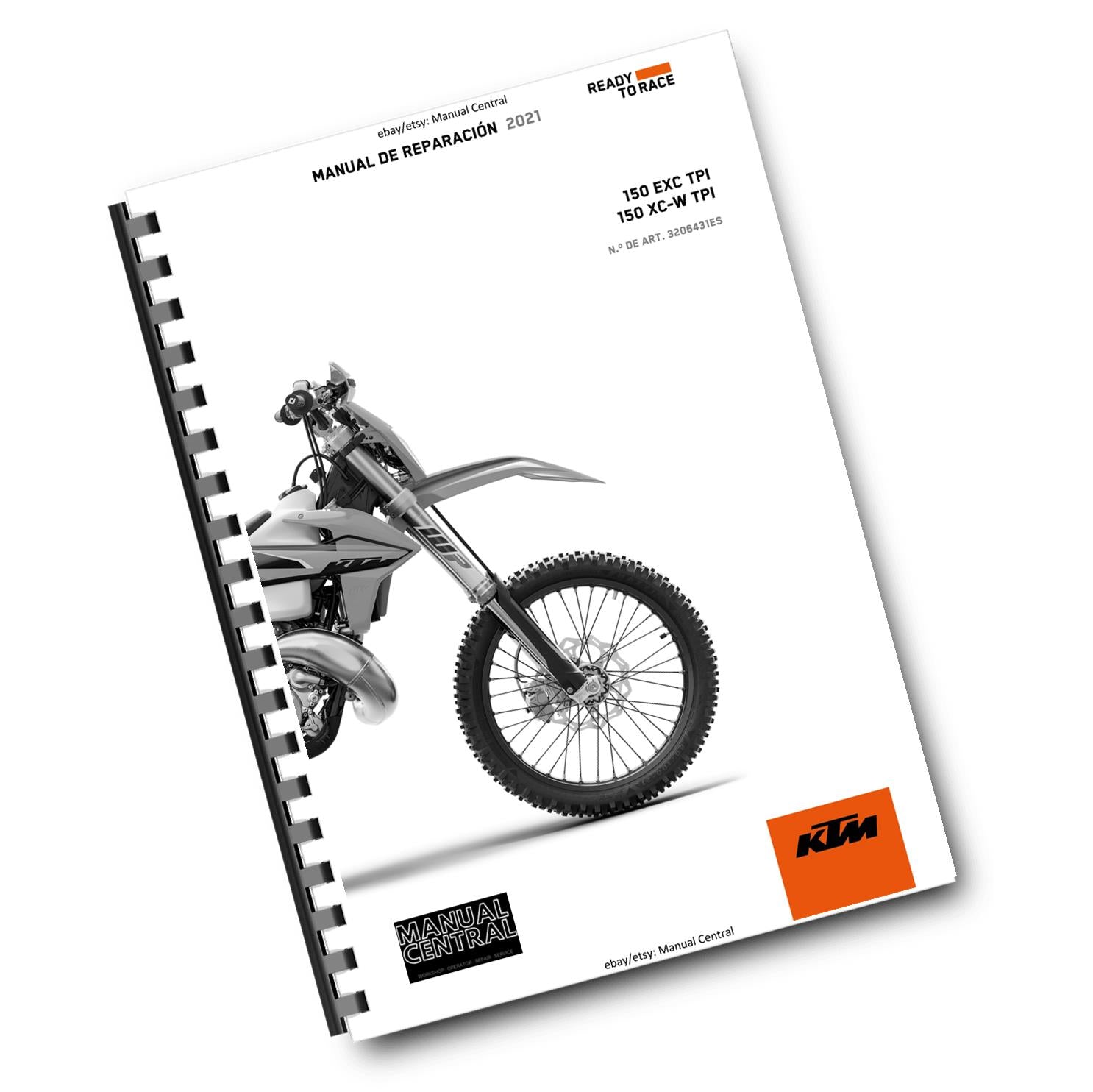 SPANISH LANGUAGE - KTM 2021 - 150 EXC XC-W TPI - MANUAL DE REPARACION