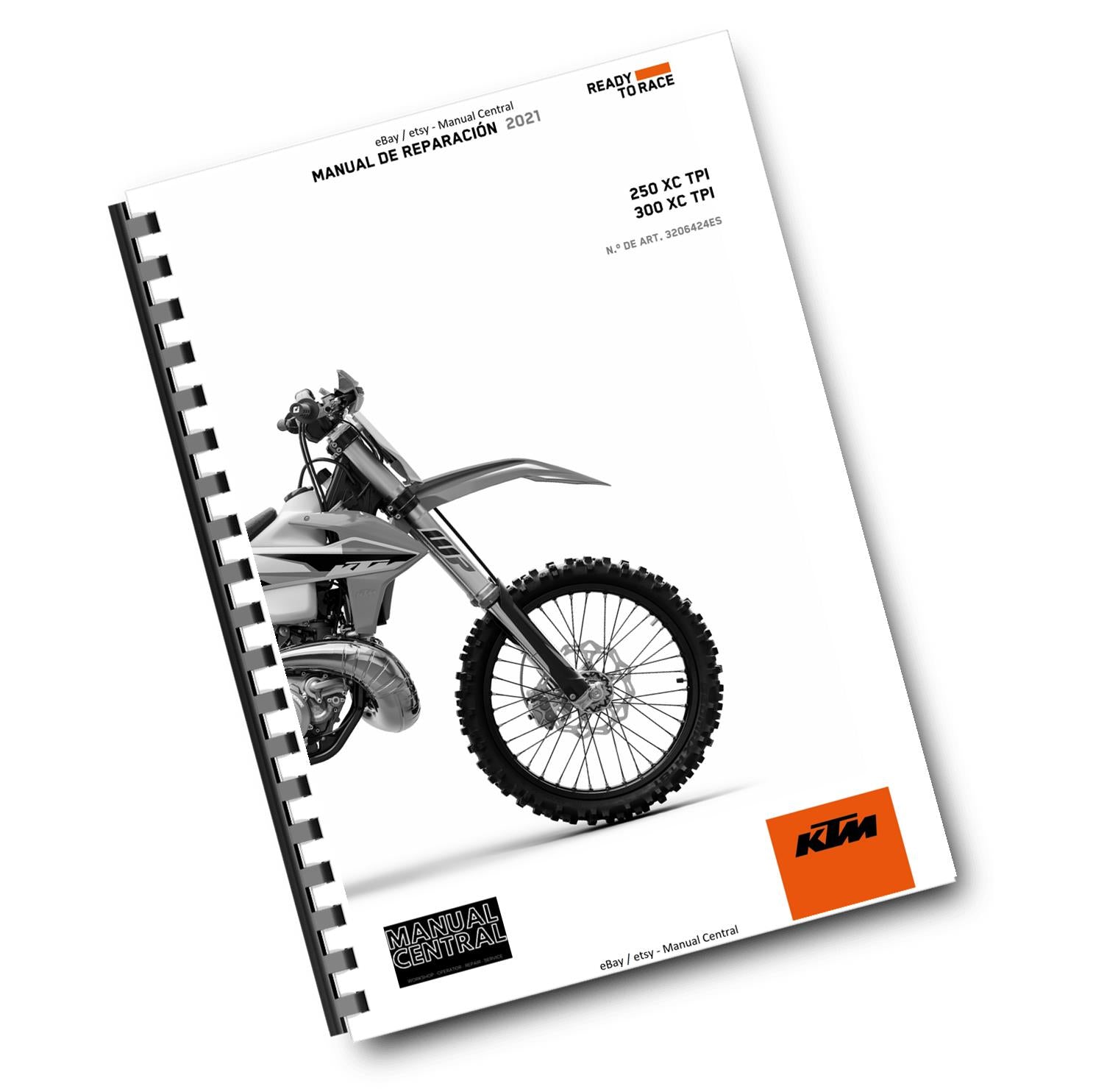 SPANISH LANGUAGE - KTM 2021 - 250 300 XC TPI - MANUAL DE REPARACION