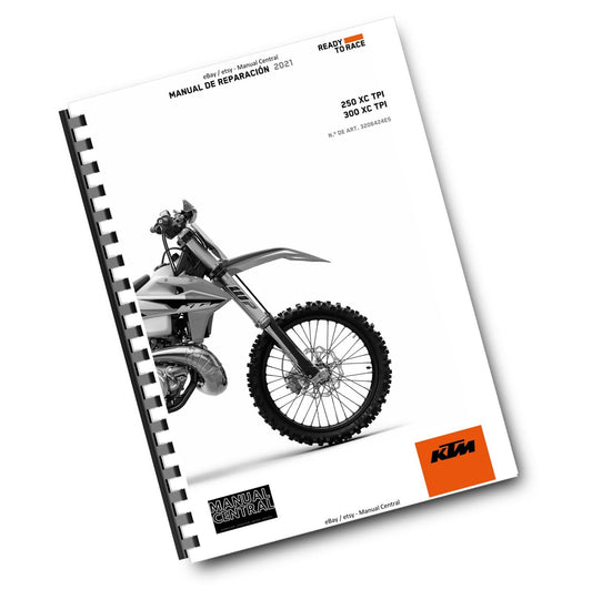 SPANISH LANGUAGE - KTM 2021 - 250 300 XC TPI - MANUAL DE REPARACION