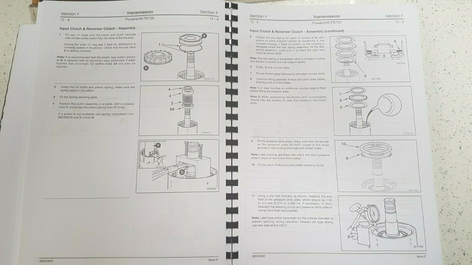 JCB LOADALL 530 533 535 540 SERVICE MANUAL FROM S/NO 767001 REPRINTED 93 - 04