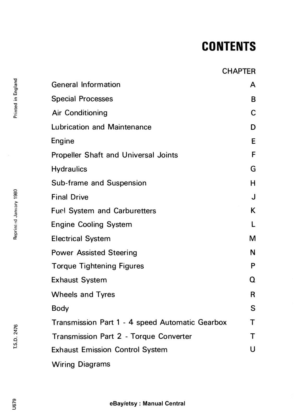 ROLLS ROYCE SILVER SHADOW INC LONG WHEELBASE WORKSHOP MANUAL 1965- 1976 TSD2476