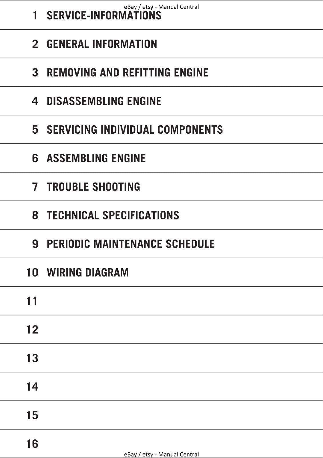 KTM 2002 TO 2005 50 AC/LC - ENGINE - WORKSHOP REPAIR SERVICE MANUAL