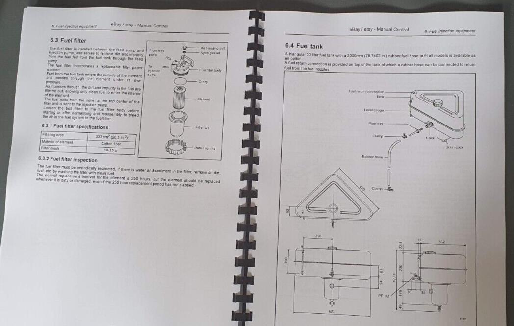 YANMAR 3YM30 3YM20 2YM15 MARINE DIESEL ENGINE SERVICE WORKSHOP MANUAL REPRINTED