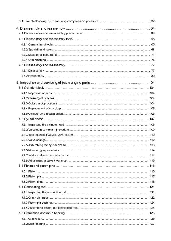 YANMAR 3YM30 3YM20 2YM15 MARINE DIESEL ENGINE SERVICE WORKSHOP MANUAL REPRINTED