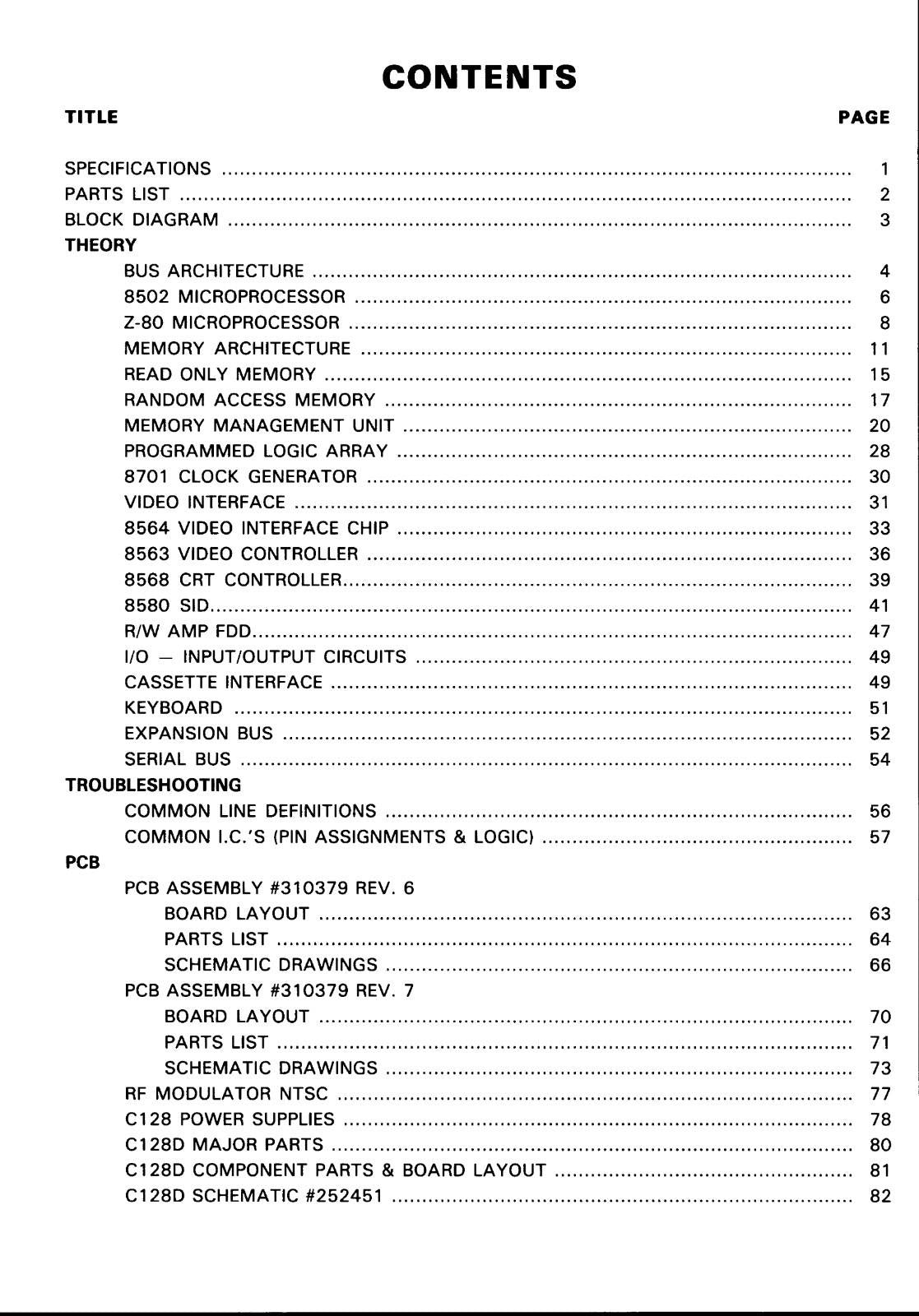 COMMODORE C128 C128D COMPUTER SERVICE REPAIR WORKSHOP MANUAL REPRINTED