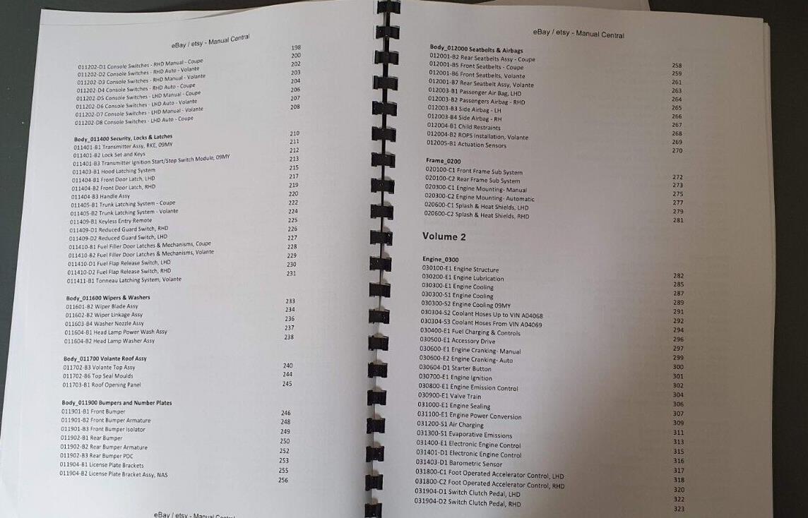 ASTON MARTIN DB9 WORKSHOP & PARTS MANUAL A4 VERSION 7 - 2004 TO 2012 MODELS