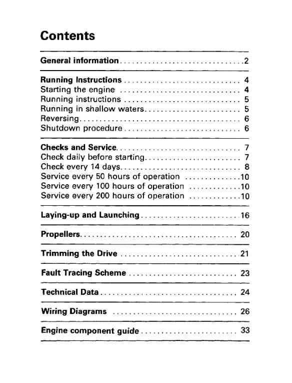 VOLVO PENTA ENGINE MD31 TMD31 TAMD31 AD31 TMD41 TAMD41 D41 AD41 OPERATOR MANUAL
