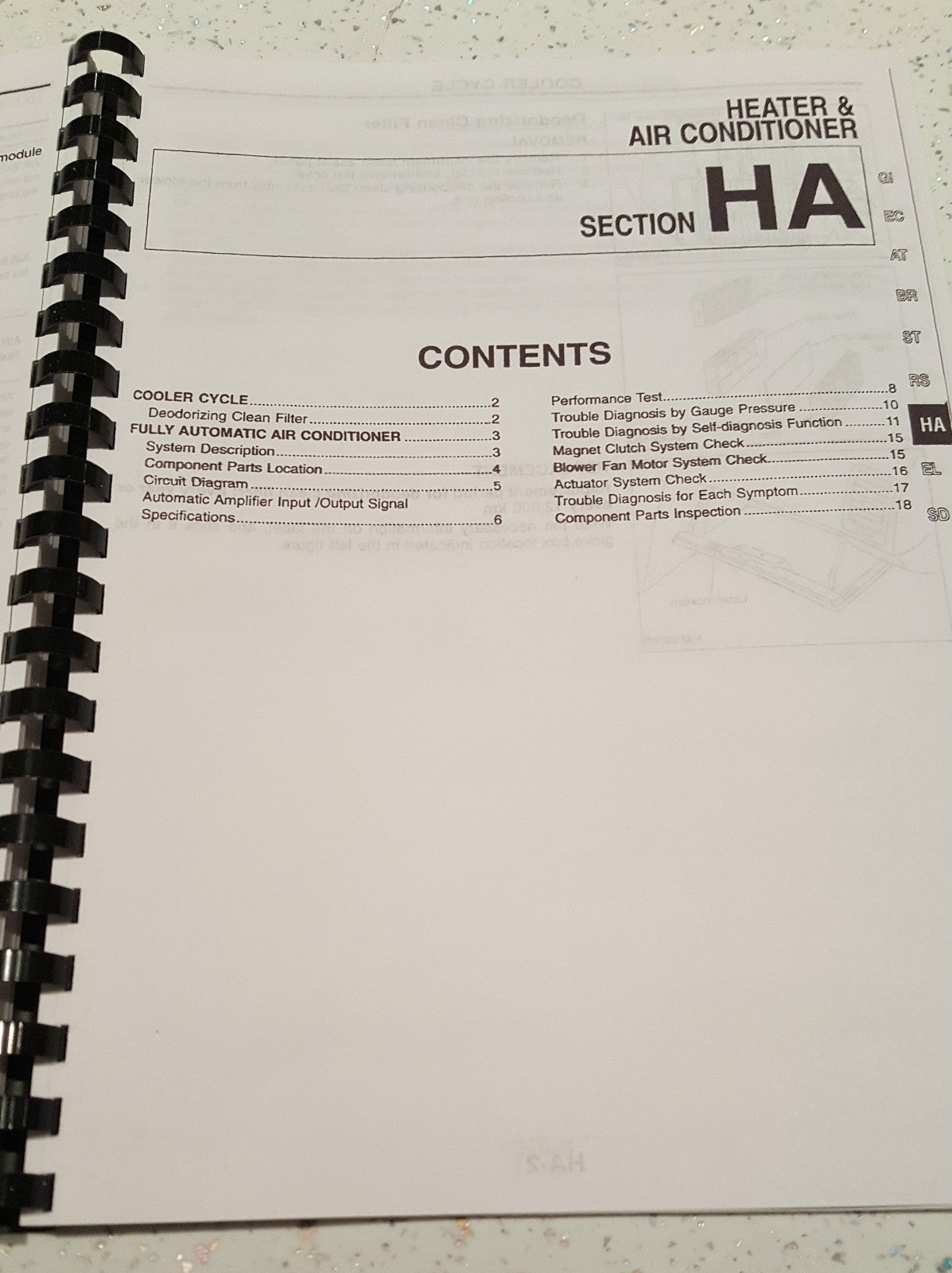 NISSAN R34 SKYLINE SERVICE DATA SPEC / TROUBLE DIAGNOSTIC SERVICE MANUAL