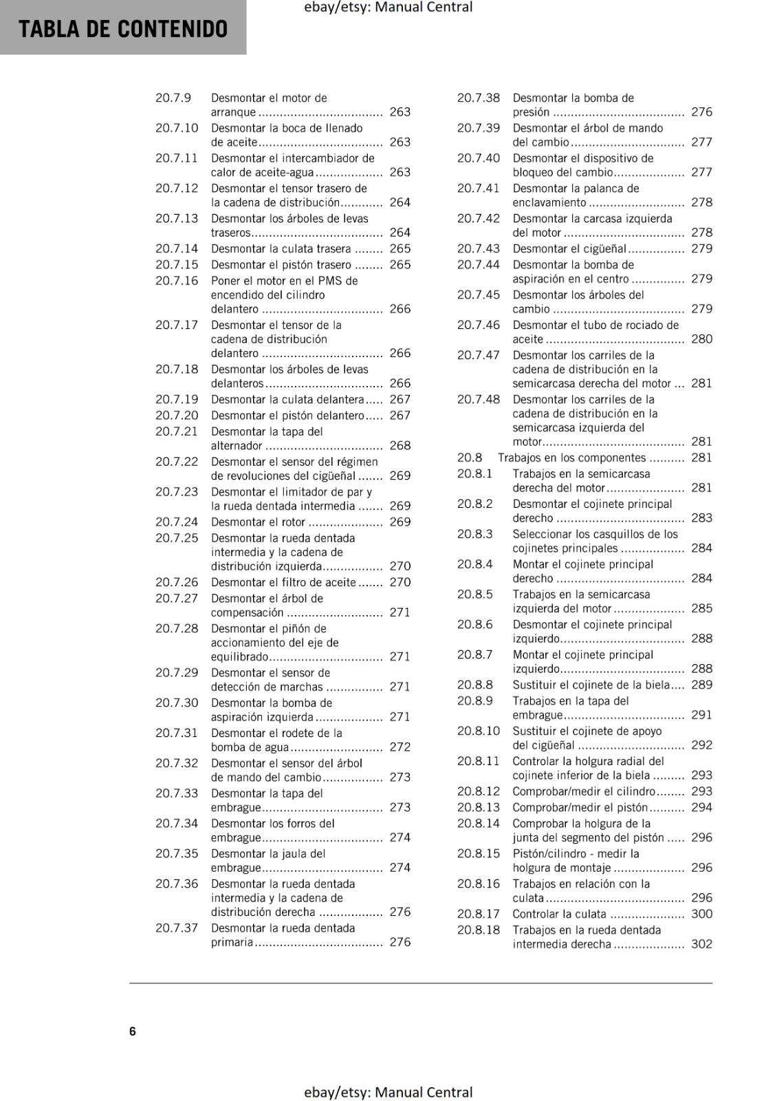 SPANISH LANGUAGE - KTM 2021 - 1290 SUPER ADVENTURE S - MANUAL DE REPARACION