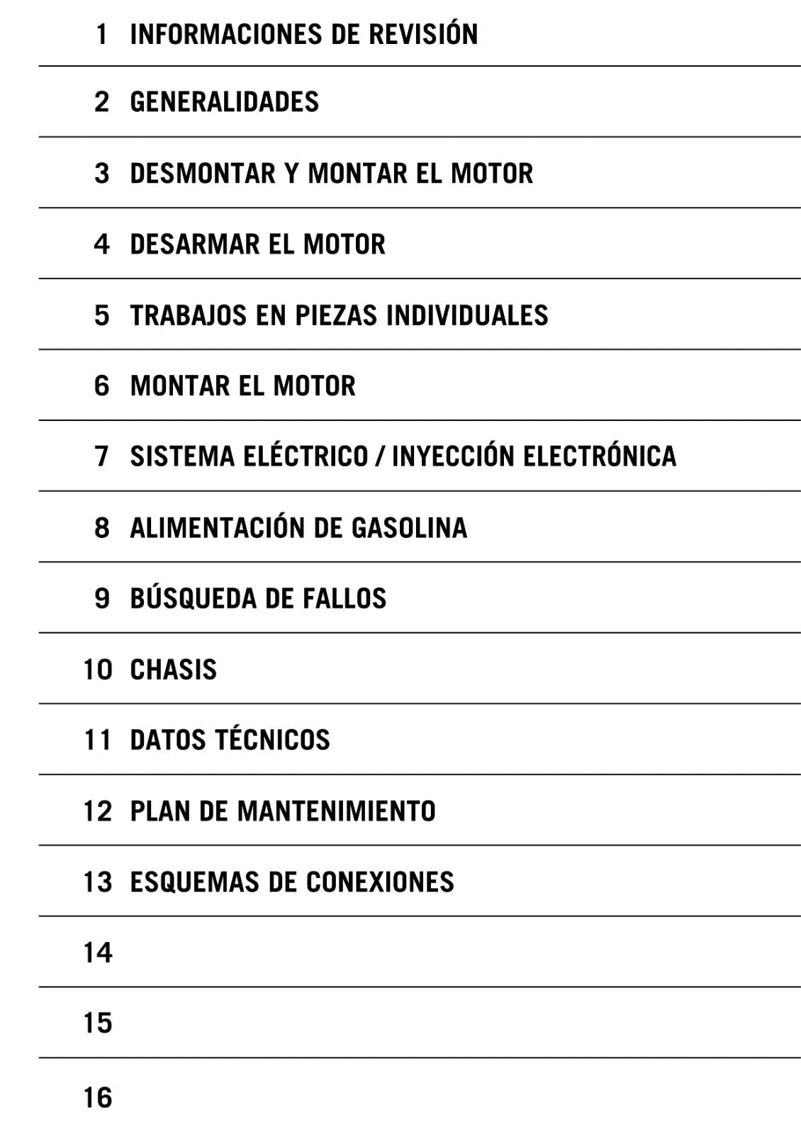 SPANISH LANGUAGE - 2003 TO 2008 KTM 950 990 ADVENTURE - MANUAL DE REPARACION