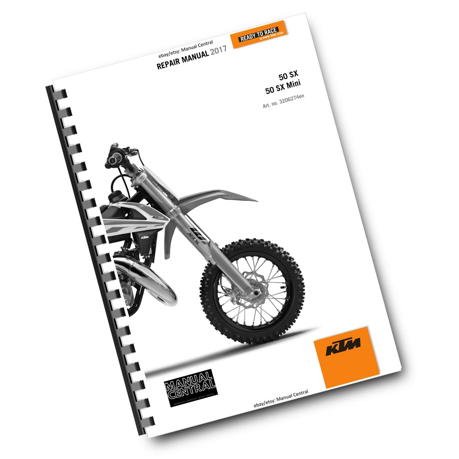 KTM 2017 - 50 SX MINI - SERVICE REPAIR WORKSHOP