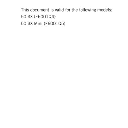 KTM 2017 - 50 SX MINI - SERVICE REPAIR WORKSHOP