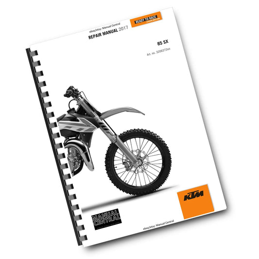 KTM 2017 - 85 SX 19/16 17/14 - SERVICE REPAIR WORKSHOP