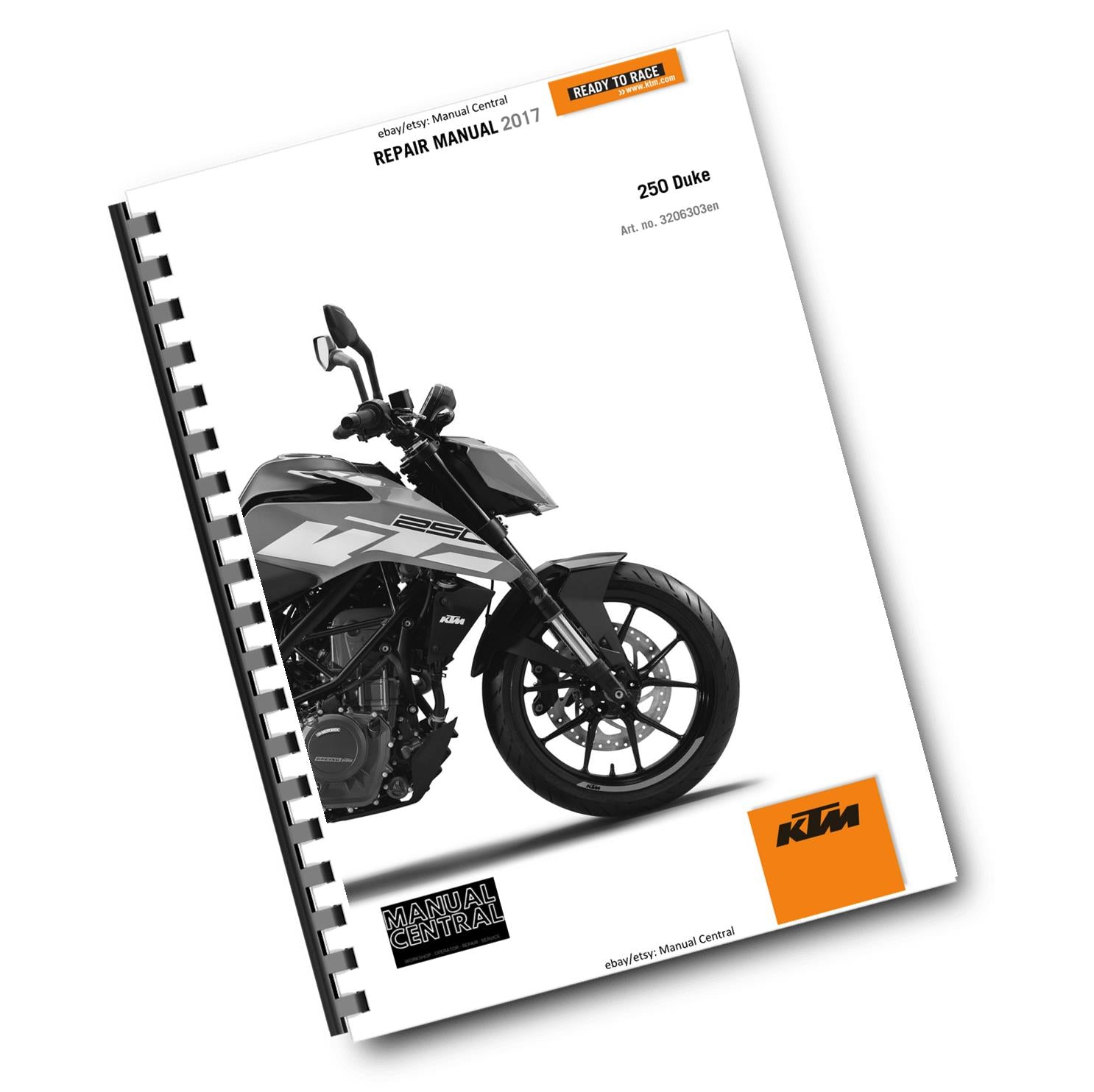 KTM 2017 - 250 DUKE - SERVICE REPAIR WORKSHOP
