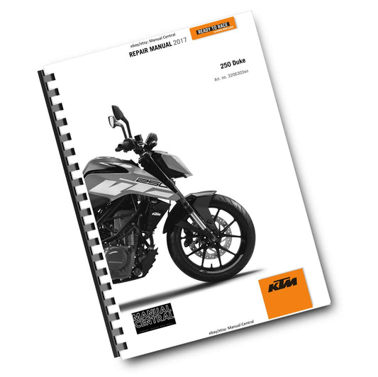 KTM 2017 - 250 DUKE - SERVICE REPAIR WORKSHOP