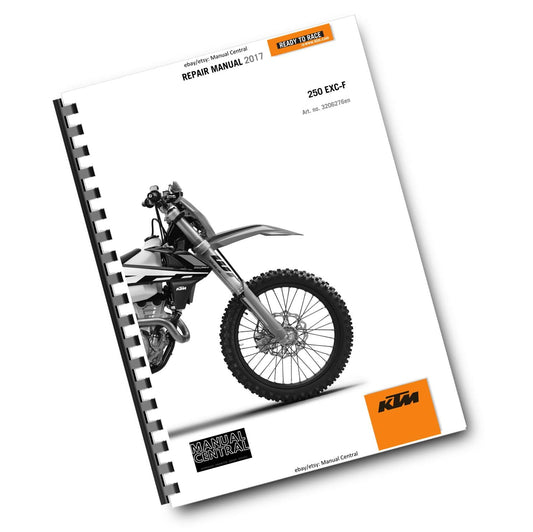 KTM 2017 - 250 EXC-F - SERVICE REPAIR WORKSHOP