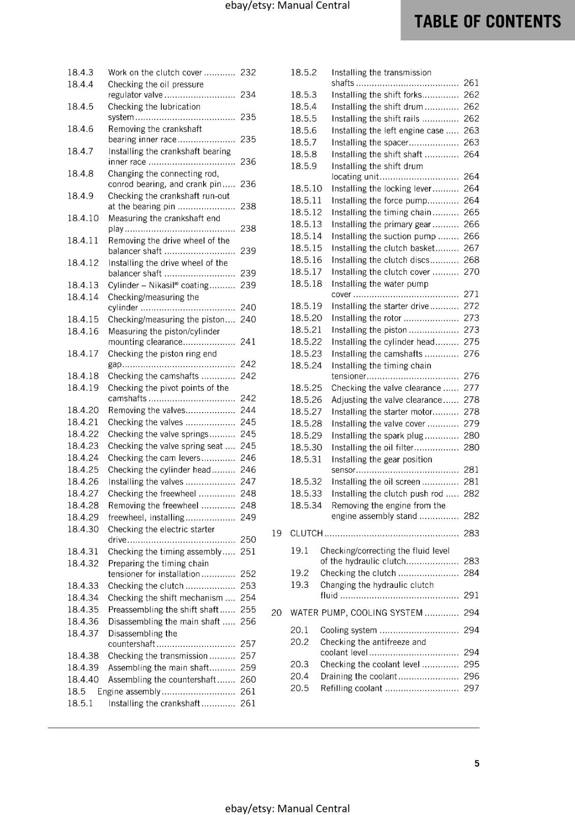KTM 2017 - 350 EXC-F- SERVICE REPAIR WORKSHOP