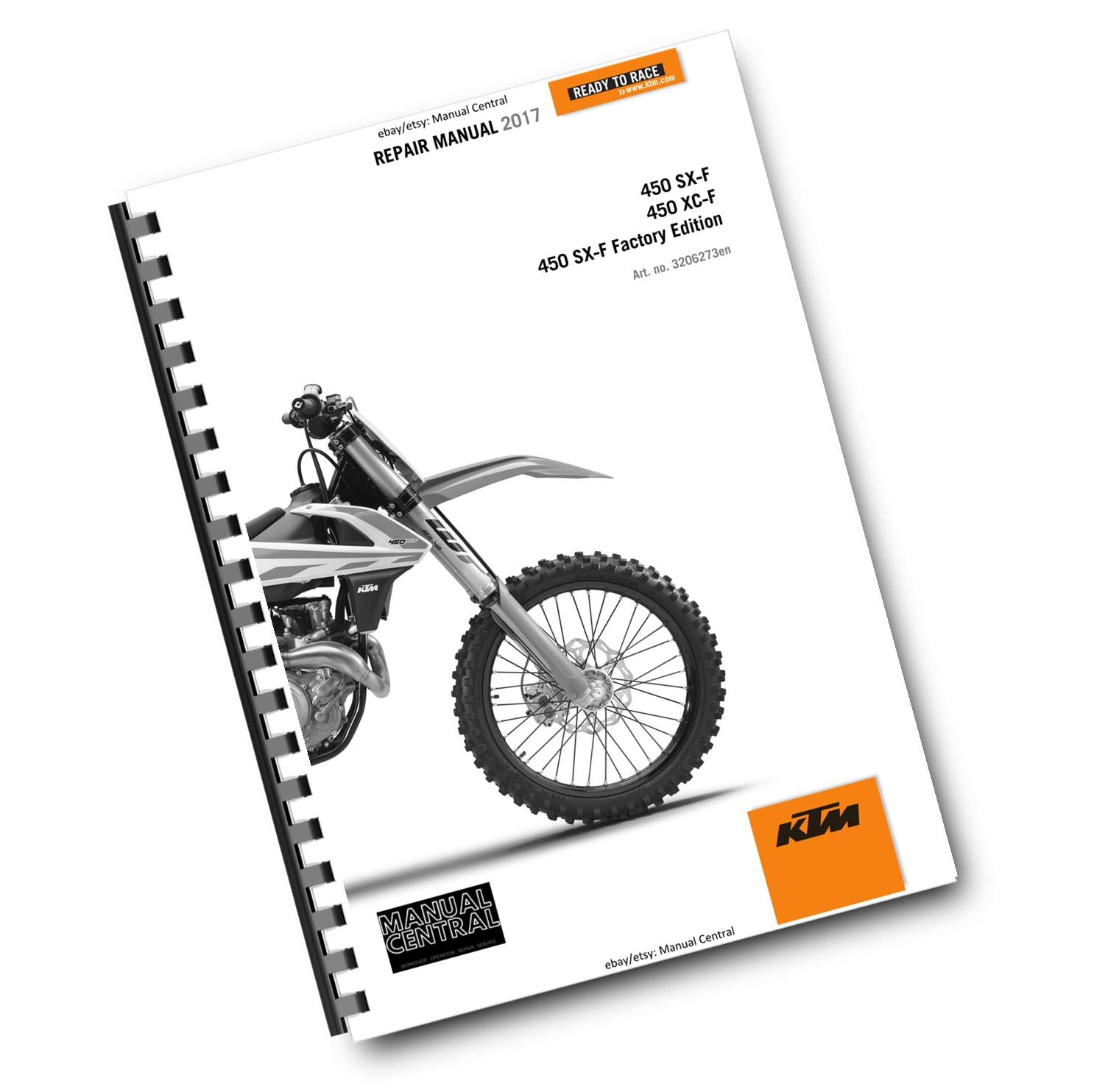 KTM 2017 - 450 XC-F SX-F FACTORY EDITION - SERVICE REPAIR WORKSHOP