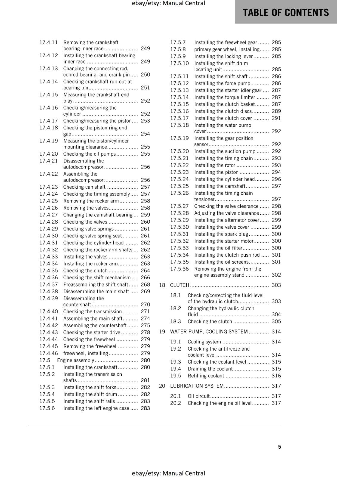 KTM 2017 - 450 XC-F SX-F FACTORY EDITION - SERVICE REPAIR WORKSHOP