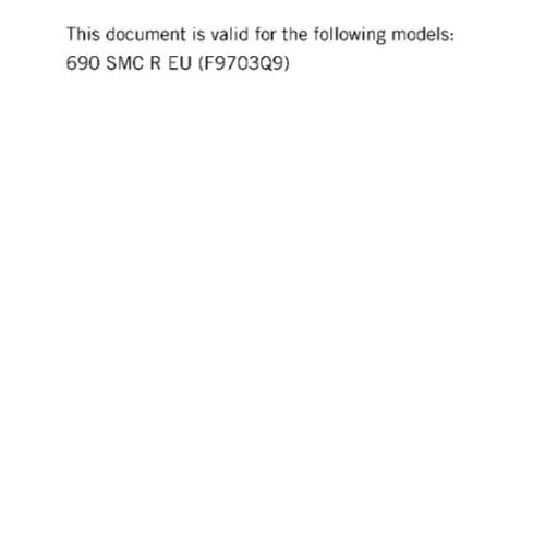 KTM 2017 - 690 SMC R - SERVICE REPAIR WORKSHOP