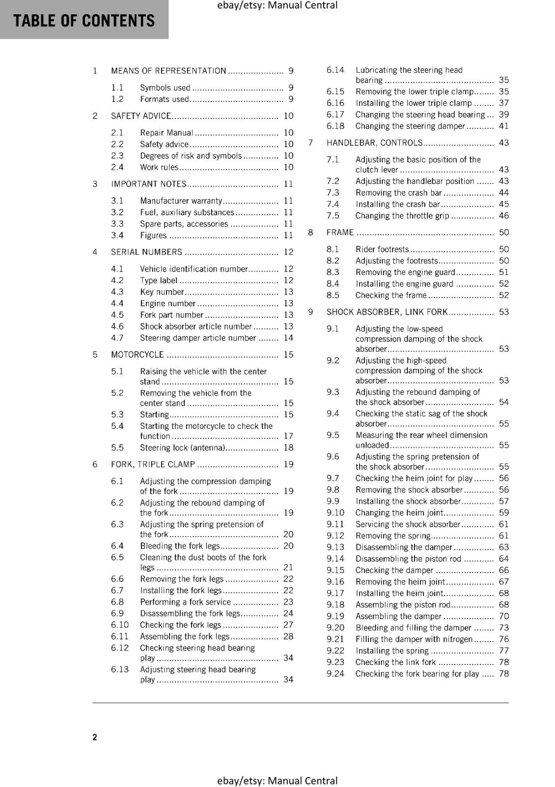 KTM 2017 - 1290 SUPER ADVENTURE R - SERVICE REPAIR WORKSHOP