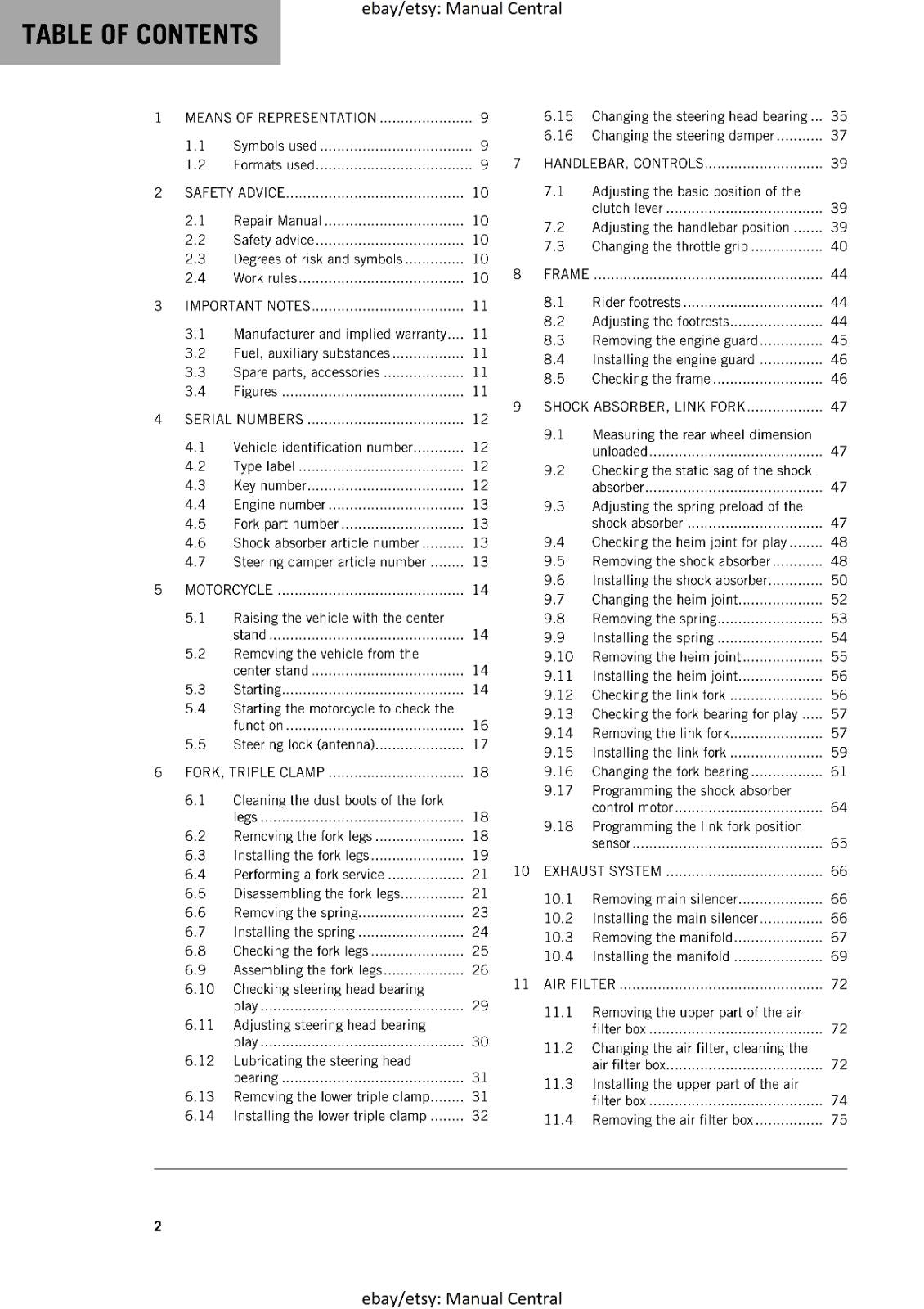 KTM 2017 - 1290 SUPER ADVENTURE S - SERVICE REPAIR WORKSHOP