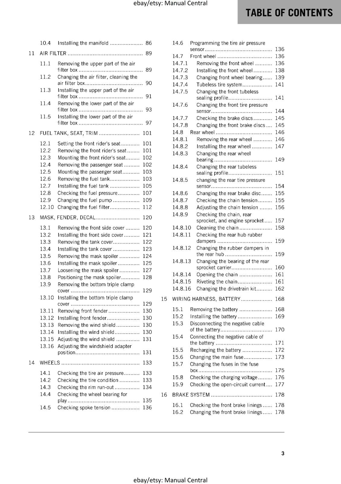 KTM 2017 - 1290 SUPER ADVENTURE T - SERVICE REPAIR WORKSHOP