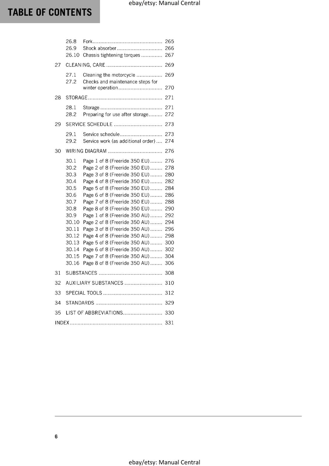 KTM 2017 - FREERIDE 350- SERVICE REPAIR WORKSHOP