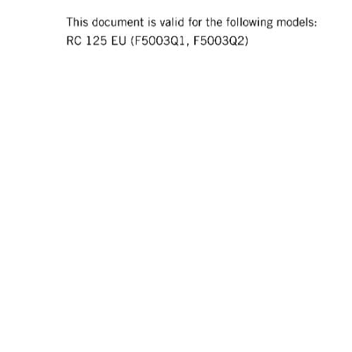 KTM 2017 - RC 125 - SERVICE REPAIR WORKSHOP