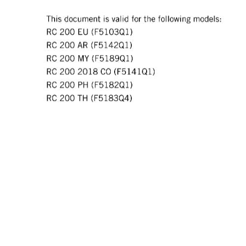 KTM 2017 - RC 200 - SERVICE REPAIR WORKSHOP