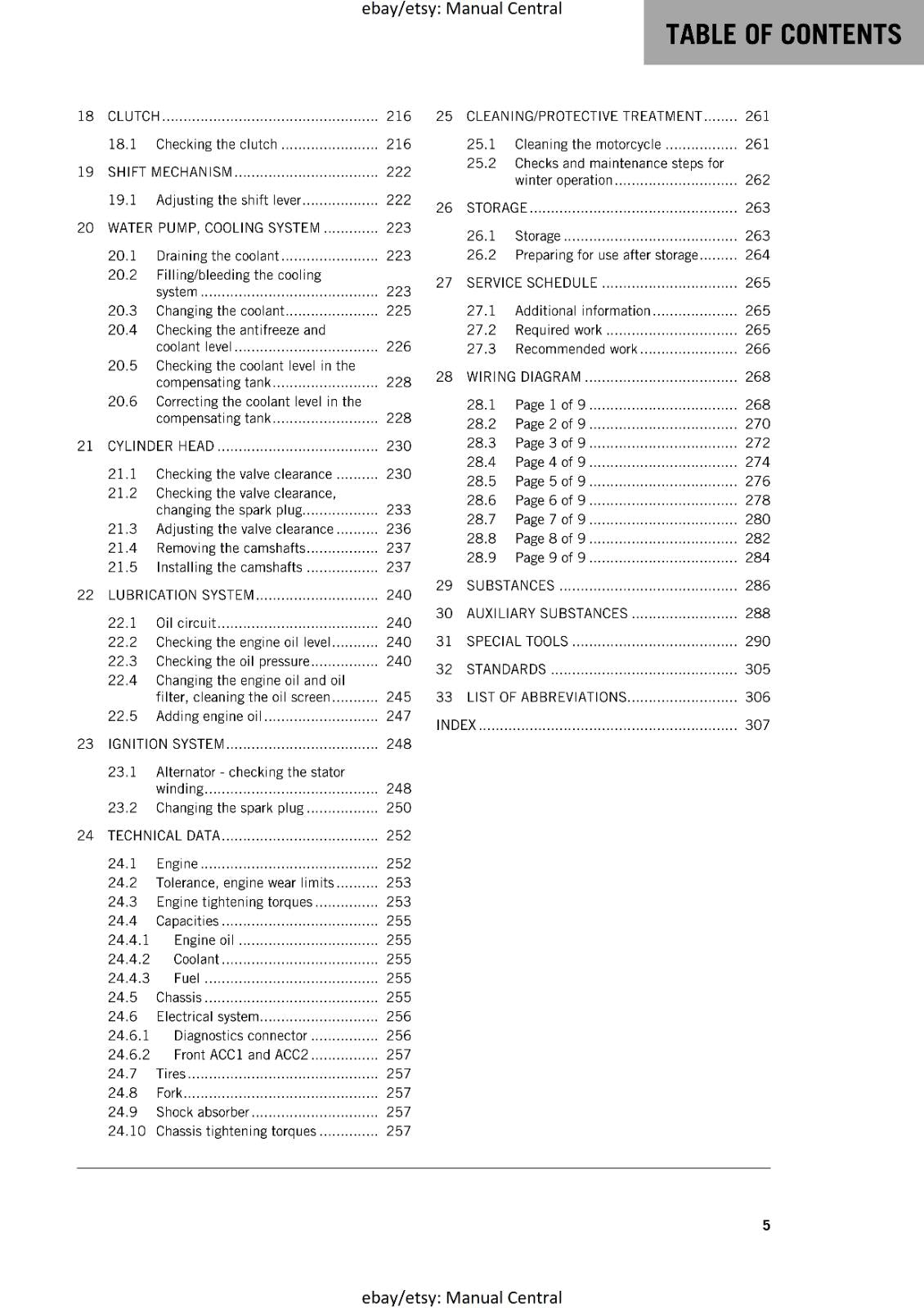 KTM 2017 - RC 200 - SERVICE REPAIR WORKSHOP