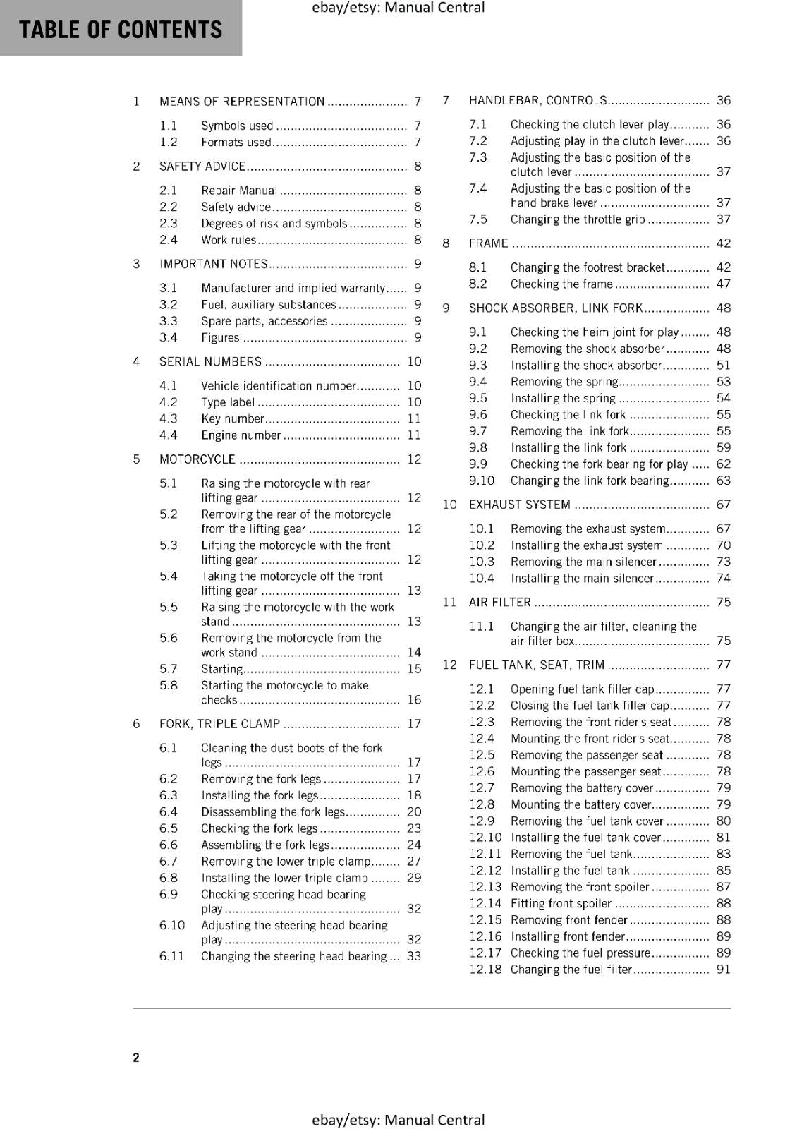 KTM 2017 - RC 390 - SERVICE REPAIR WORKSHOP