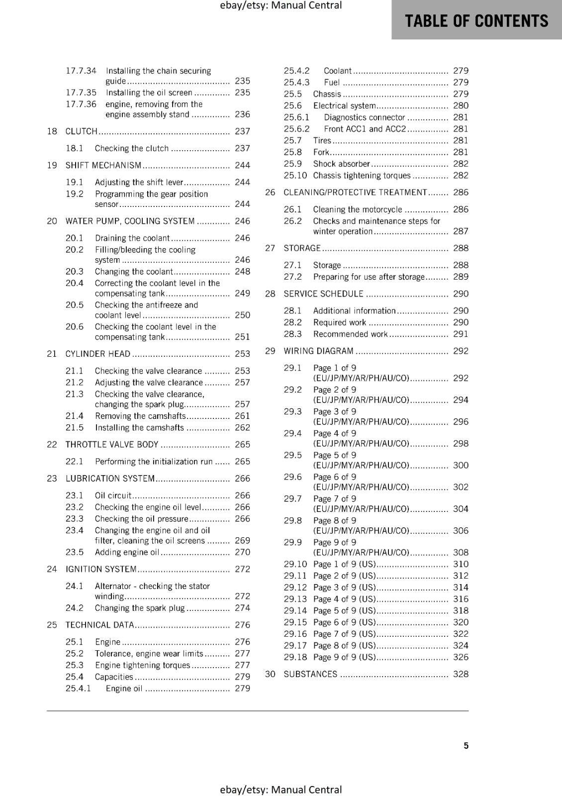 KTM 2017 - RC 390 - SERVICE REPAIR WORKSHOP