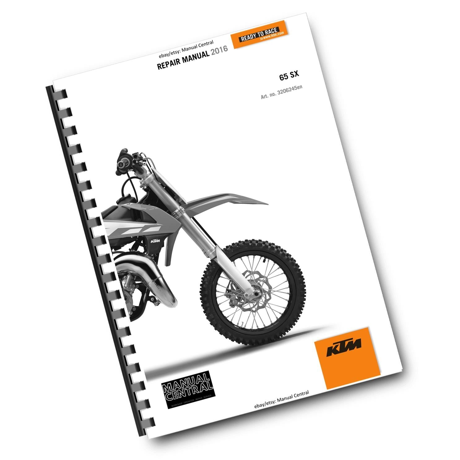 KTM 2016 - 65 SX -  WORKSHOP REPAIR SERVICE MANUAL REPRINTED