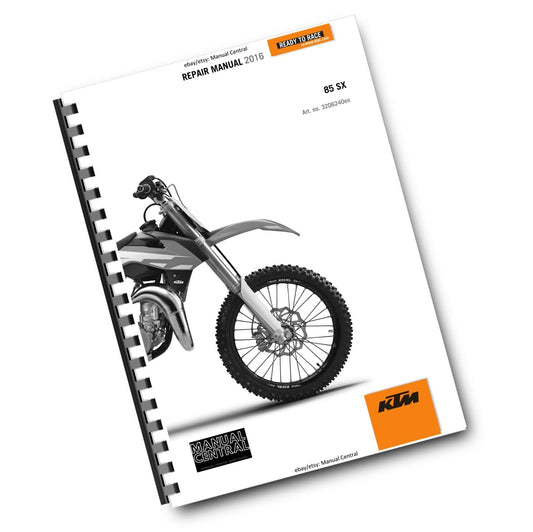 KTM 2016 - 85 SX 19/16 17/14 -  WORKSHOP REPAIR SERVICE MANUAL REPRINTED