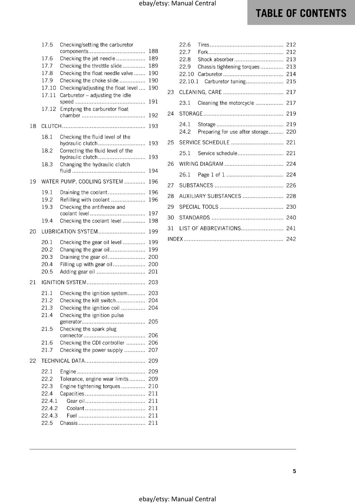KTM 2016 - 85 SX 19/16 17/14 -  WORKSHOP REPAIR SERVICE MANUAL REPRINTED