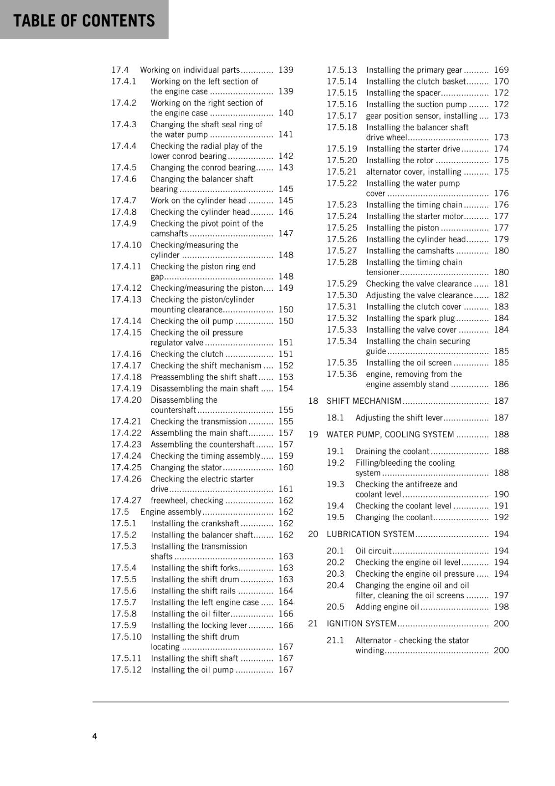 KTM 2016 - 250 DUKE -  WORKSHOP REPAIR SERVICE MANUAL REPRINTED