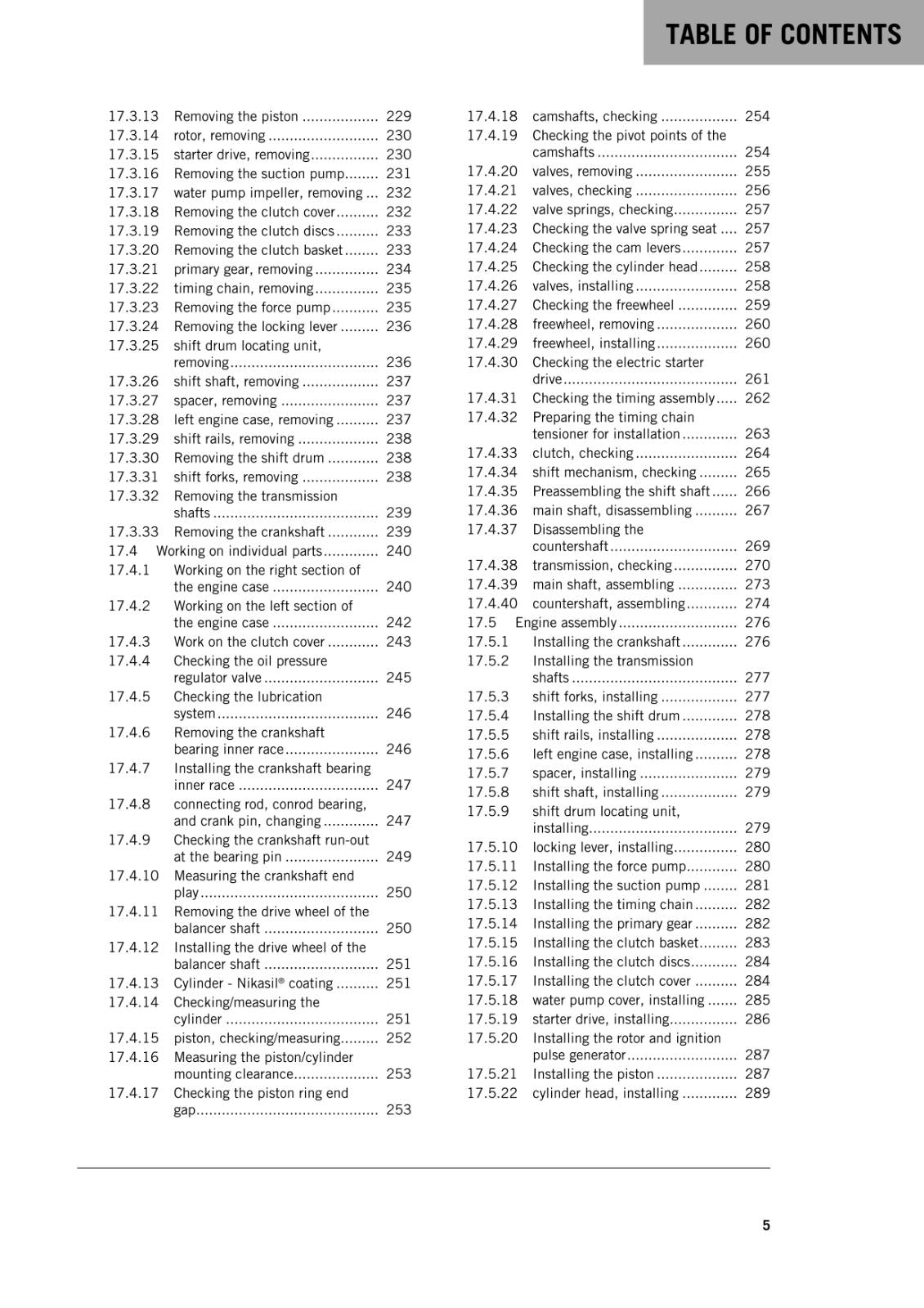 KTM 2016 - 250 SX-F XC-F -  WORKSHOP REPAIR SERVICE MANUAL REPRINTED