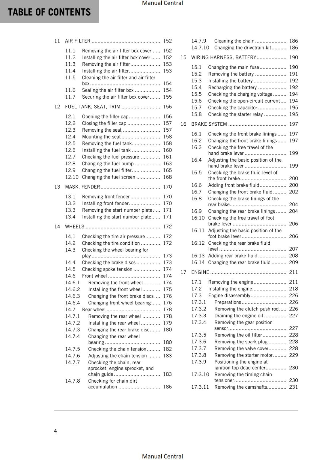KTM 2016 - 350 SX-F XC-F -  WORKSHOP REPAIR SERVICE MANUAL REPRINTED
