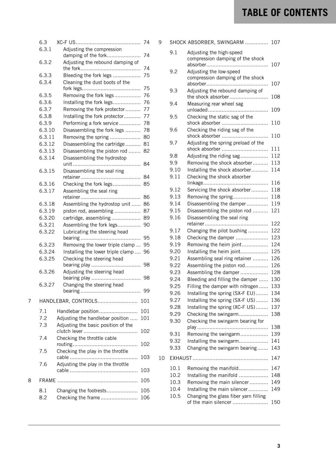KTM 2016 - 450 SX-F XC-F -  WORKSHOP REPAIR SERVICE MANUAL REPRINTED