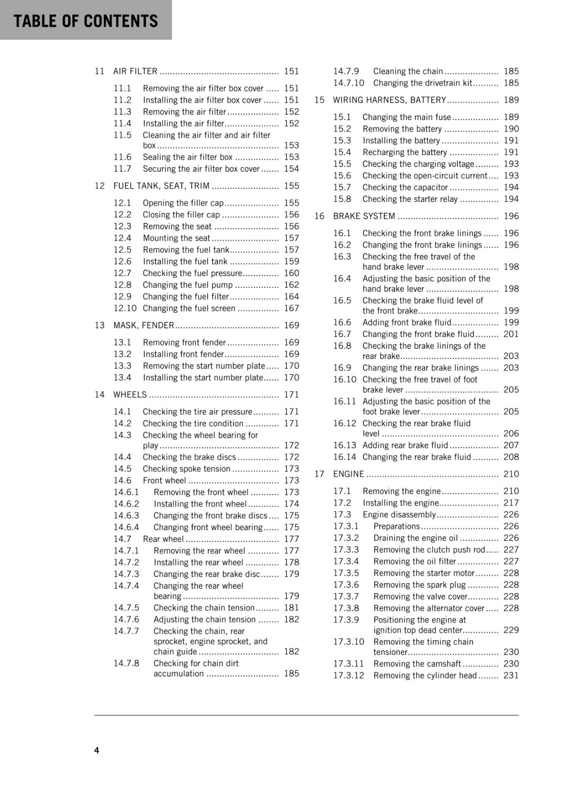 KTM 2016 - 450 SX-F XC-F -  WORKSHOP REPAIR SERVICE MANUAL REPRINTED