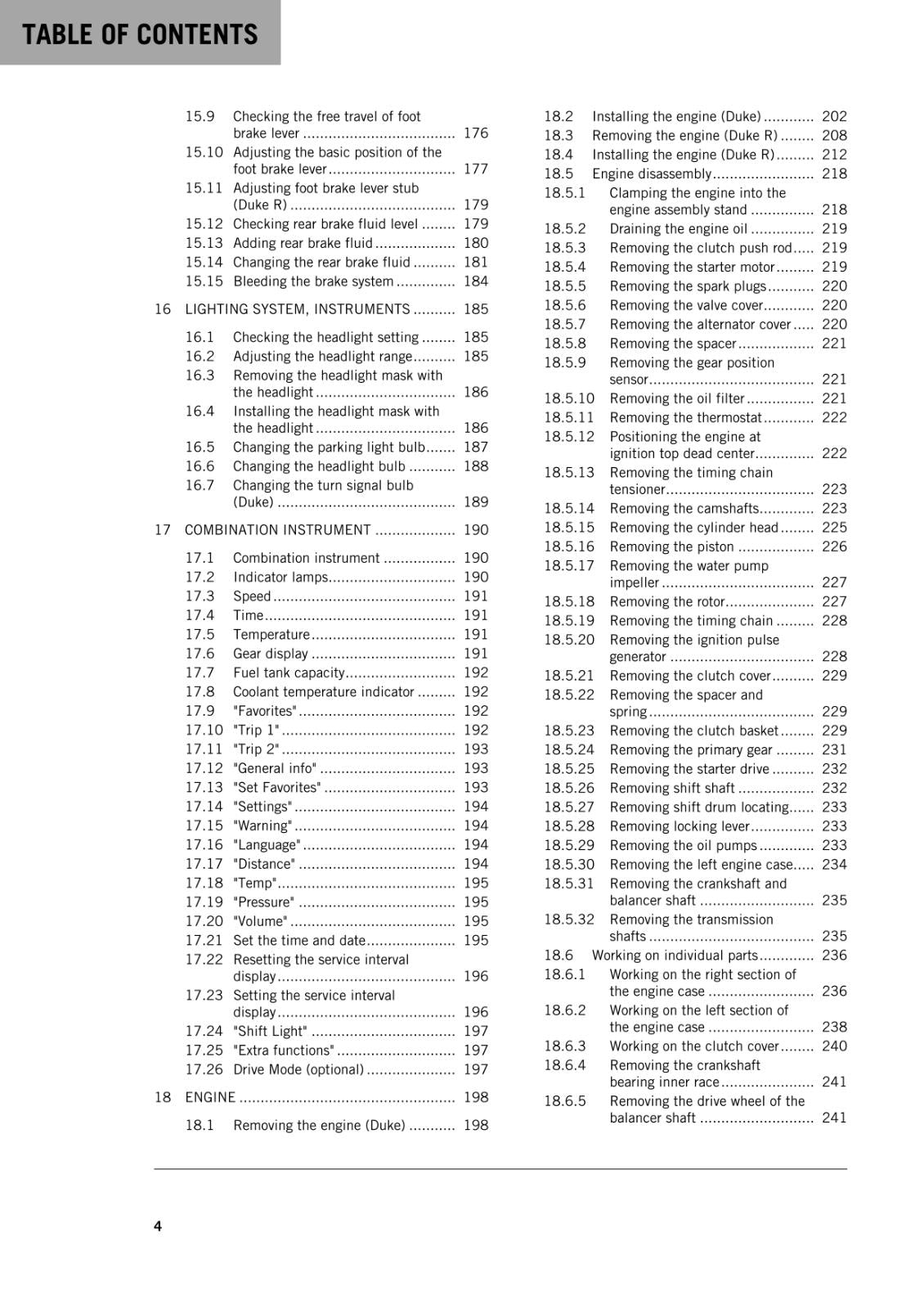 KTM 2016 - 690 DUKE R -  WORKSHOP REPAIR SERVICE MANUAL REPRINTED