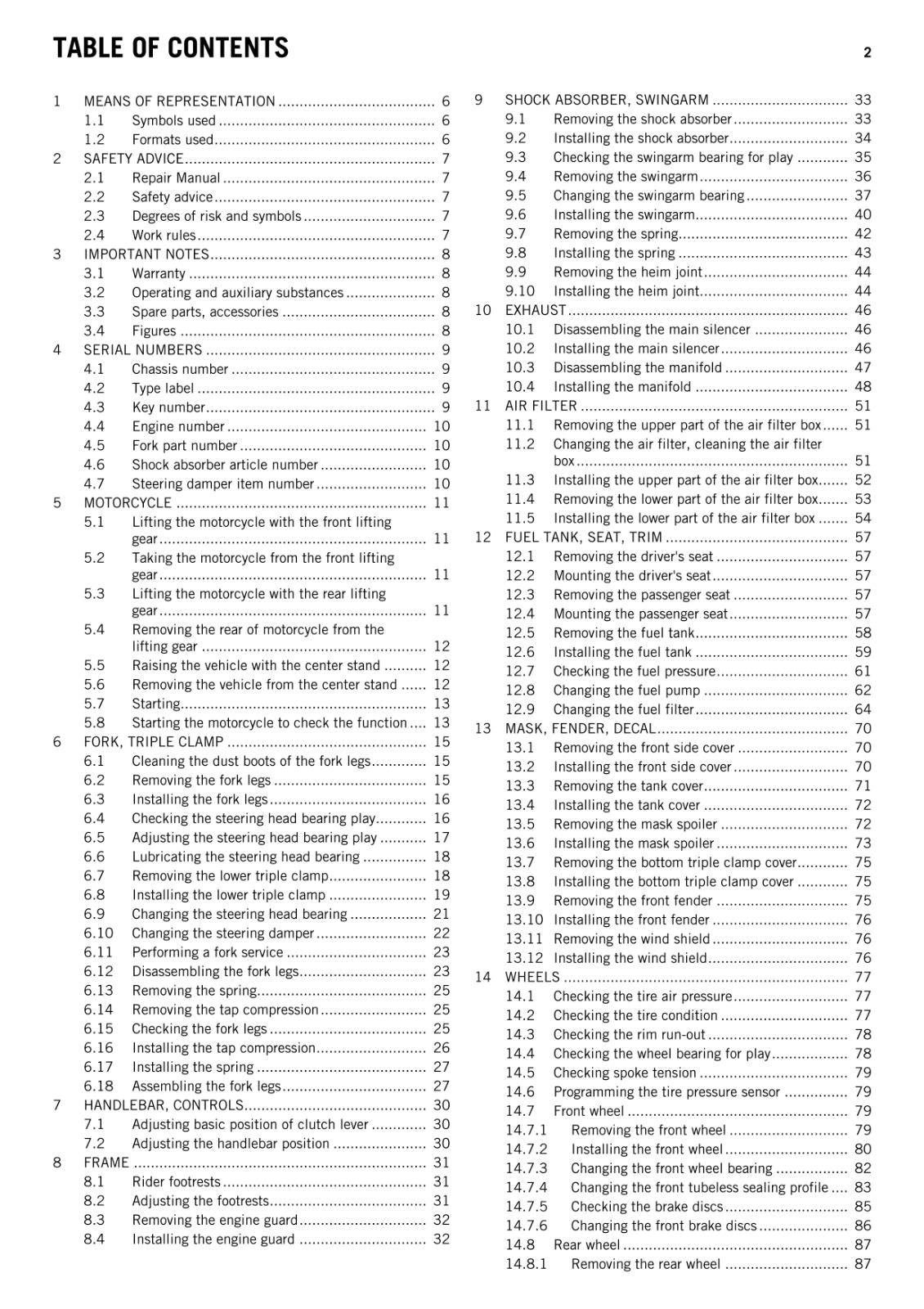KTM 2016 - 1190 ADVENTURE -  WORKSHOP REPAIR SERVICE MANUAL REPRINTED