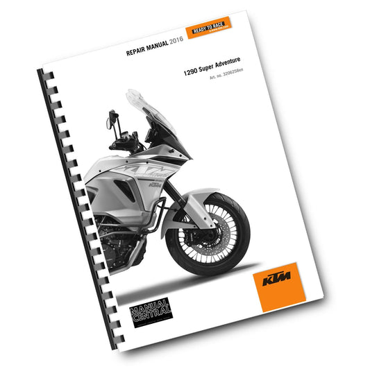 KTM 2016 - 1290 SUPER ADVENTURE -  WORKSHOP REPAIR SERVICE MANUAL REPRINTED