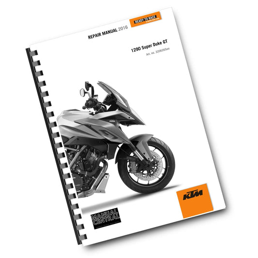 KTM 2016 - 1290 SUPER DUKE GT -  WORKSHOP REPAIR SERVICE MANUAL REPRINTED