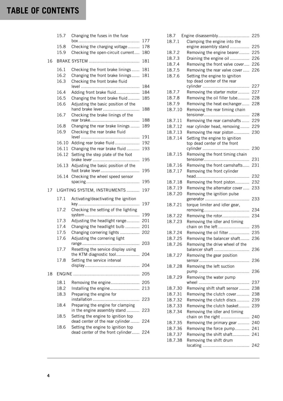 KTM 2016 - 1290 SUPER DUKE GT -  WORKSHOP REPAIR SERVICE MANUAL REPRINTED