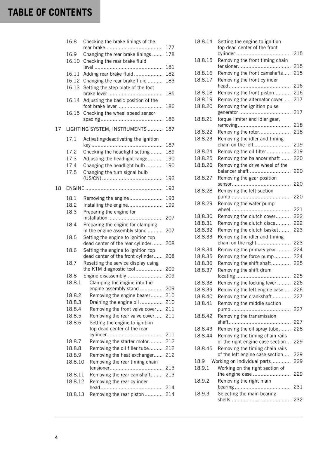 KTM 2016 - 1290 SUPER DUKE R SPECIAL EDITION -  WORKSHOP REPAIR SERVICE