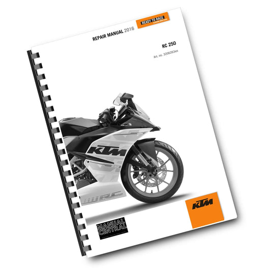 KTM 2016 - RC 250 -  WORKSHOP REPAIR SERVICE MANUAL